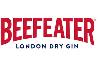 Logomarca oficial de Beefeater em fundo branco